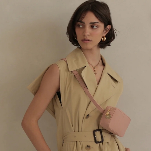 Ela micro belt bag in rose - Picture 3 of 7